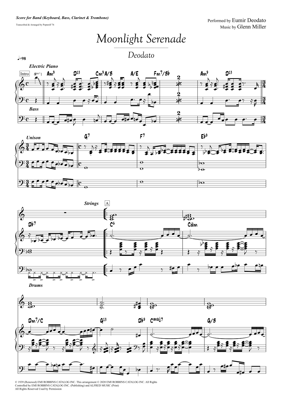 Moonlight Serenade (arr. Popnroll 1976)