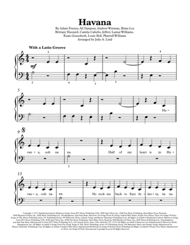 Havana (arr. Julie A Lind)