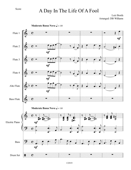 A Day In The Life Of A Fool (manha De Carnaval) (arr. DB Williams)