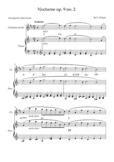 Nocturne op 9 no. 2 (arr. jonatas braga)