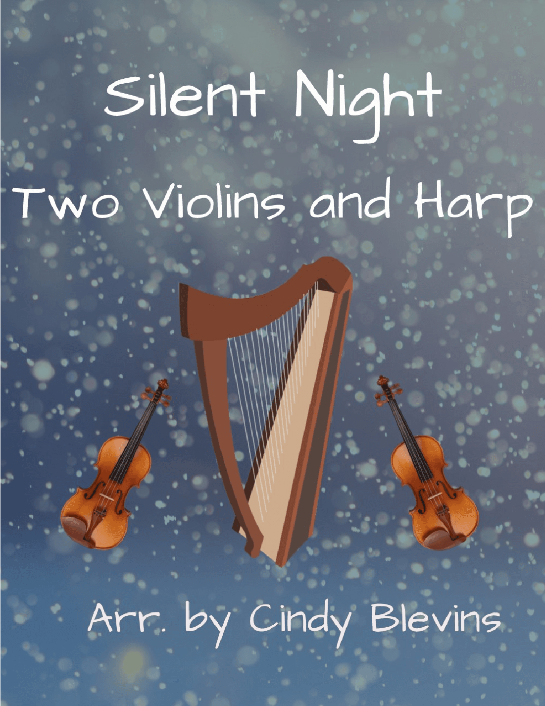 Silent Night, Two Violins and Harp (arr. Cindy Blevins)