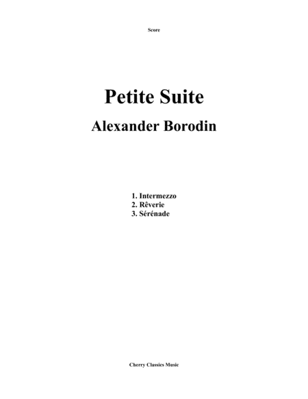 Petite Suite for Trombone and Piano (arr. Ralph Sauer)