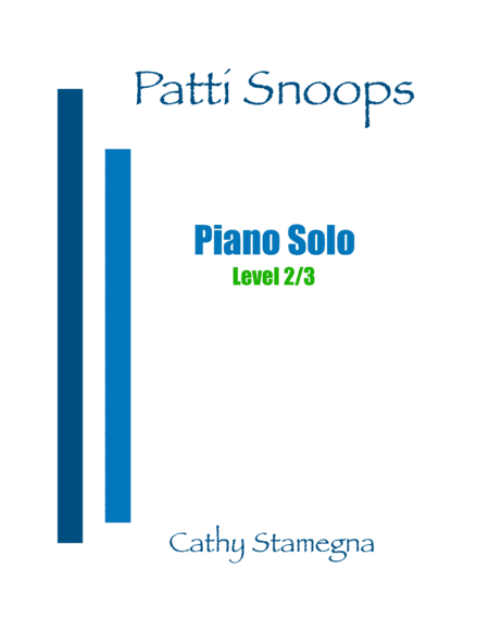 Patti Snoops - (Piano Solo)