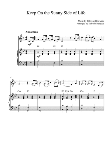 Keep On the Sunny Side of Life (arr. Kaiserin Rebecca)
