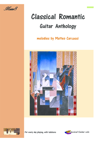 Melodies  by Matteo Carcassi classical guitar music score (arr. PianoSheetNow)