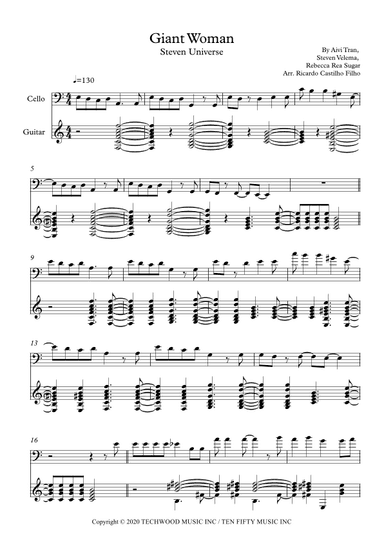 Giant Woman (arr. Ricardo Cesar dos Santos Castilho Filho)