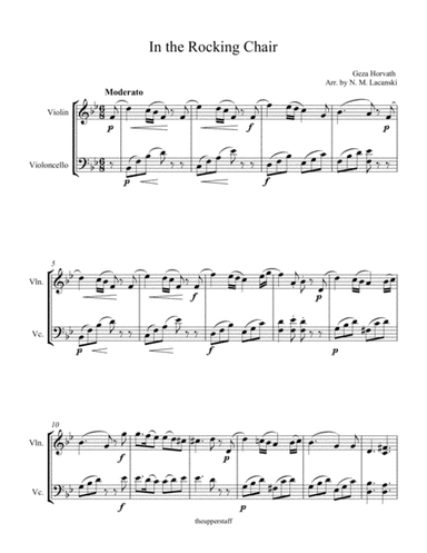 In the Rocking Chair (arr. Nick Lacanski)