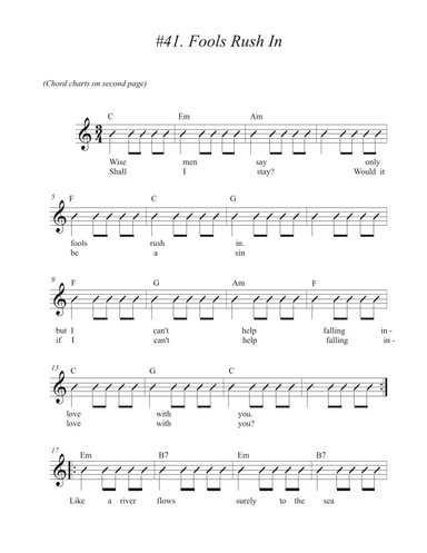Only Fools Rush In (arr. Isaac Gish)