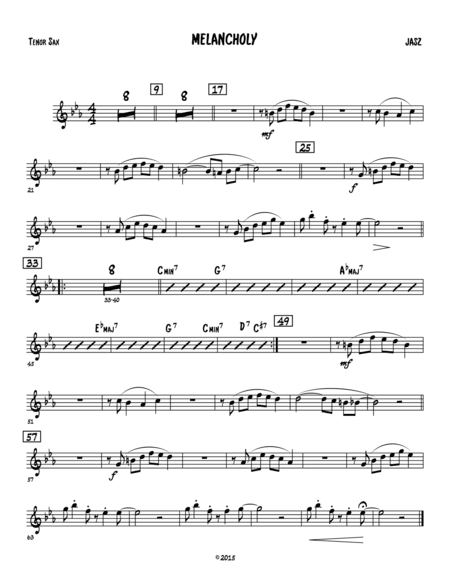 Melancholy - Tenor