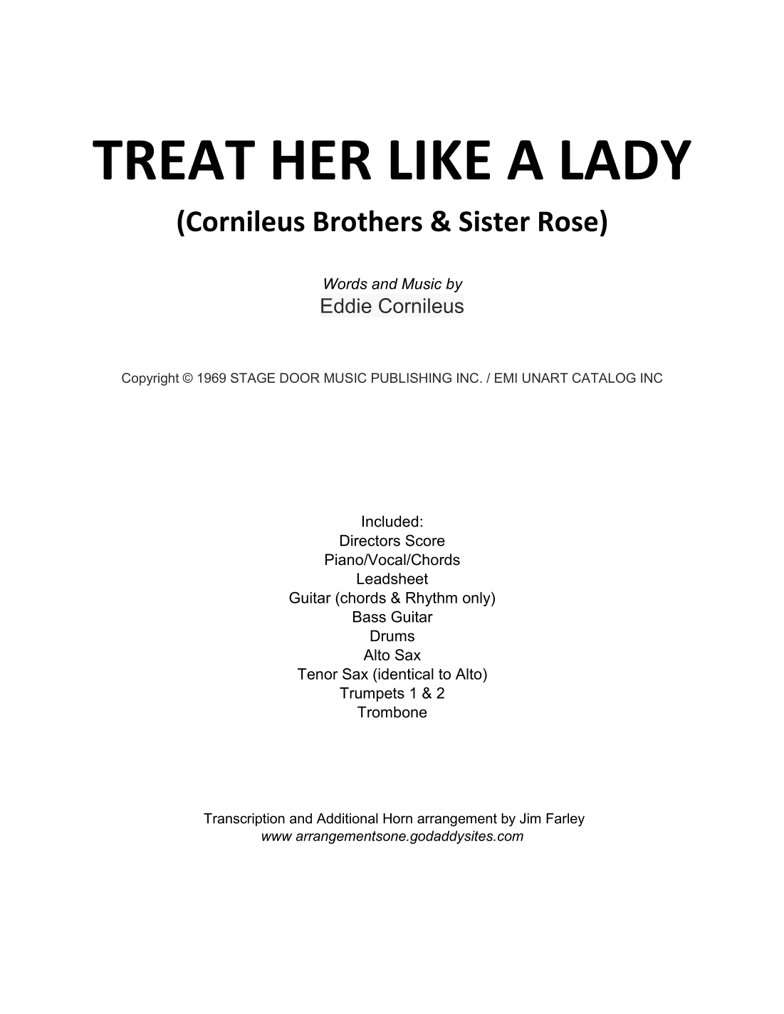 Treat Her Like A Lady (arr. Jim Farley)