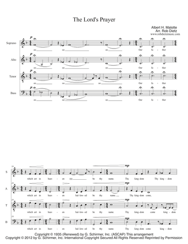 The Lord's Prayer (arr. Rob Dietz)