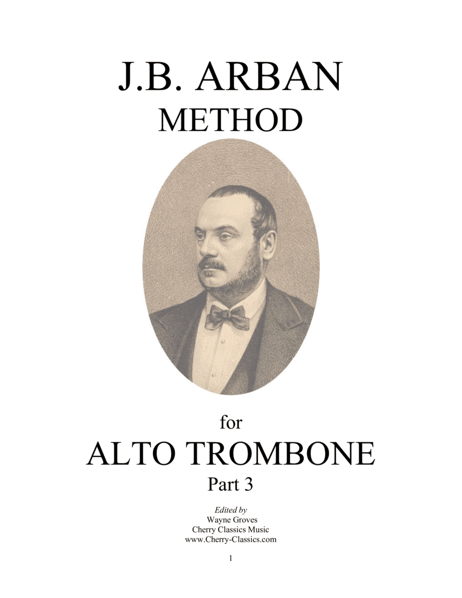 Arban Method for Alto Trombone Part 3 (arr. Wayne Groves)