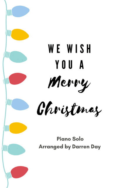 We wish you a Merry Christmas (arr. Darren Day)