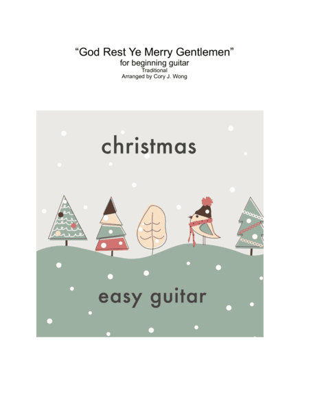 God Rest Ye Merry Gentlemen (Easy Guitar w/ tab) (arr. Cory Wong)