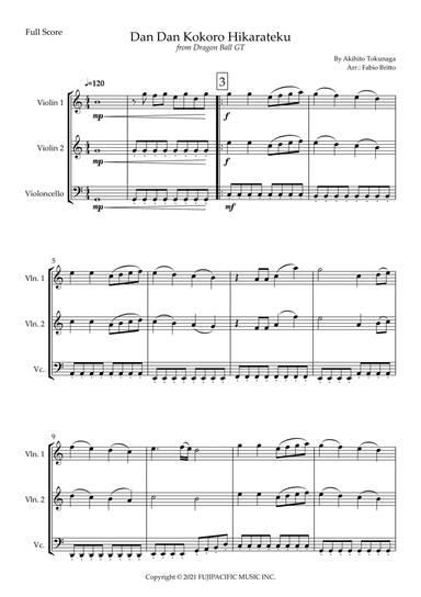 Dragon Ball Gt (arr. Fabio Britto)