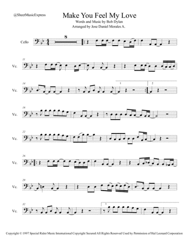Make You Feel My Love (arr. Jose Daniel Morales A.)