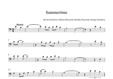 Summertime (arr. Alex Nunes Rodrigues)