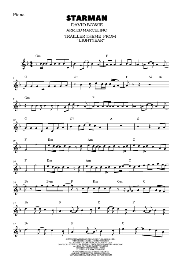 Starman (arr. Eder Marcelino)