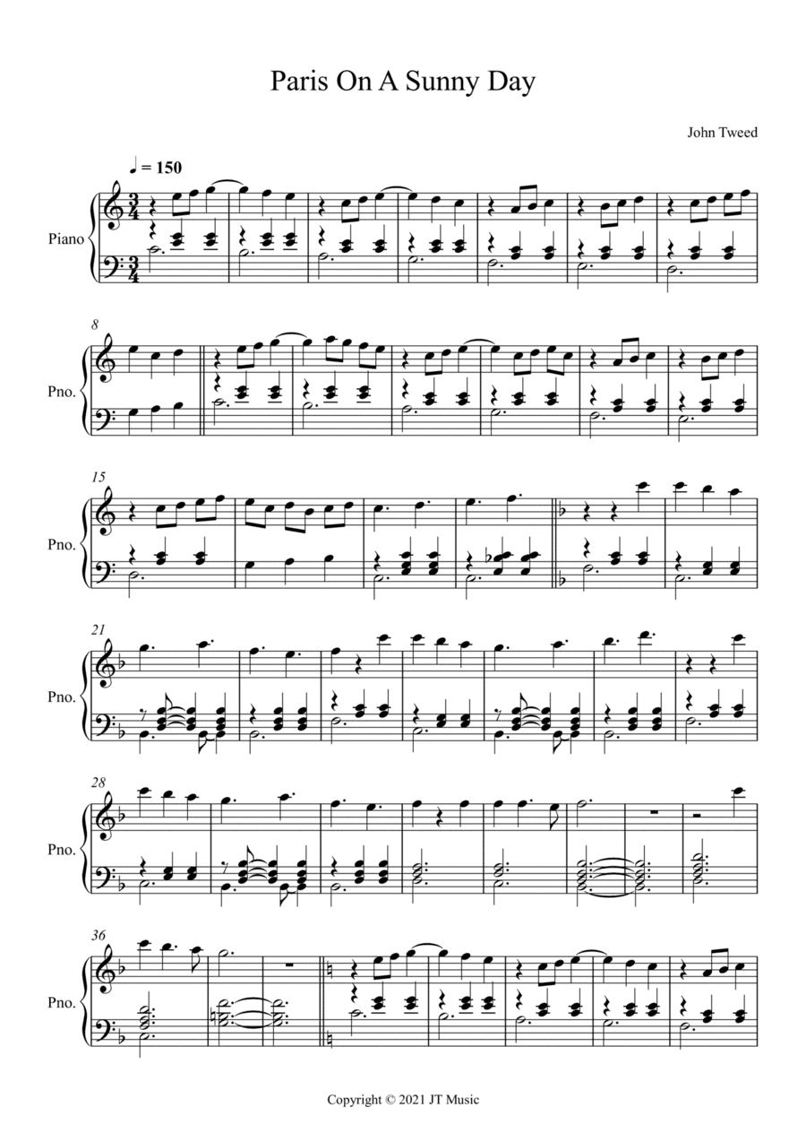 Paris On A Sunny Day