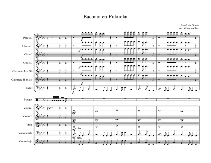 Bachata En Fukuoka (arr. Valentina Ruiz)