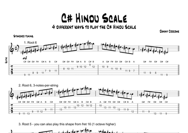 C# Hindu Scale (4 Ways to Play)