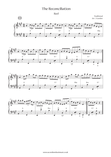 The Reconciliation (arr. Julia Gordon)