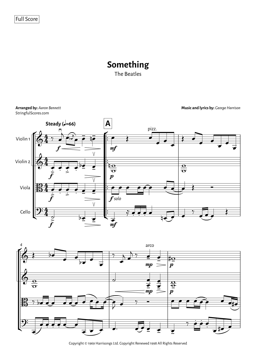 Something (arr. Aaron Bennett)