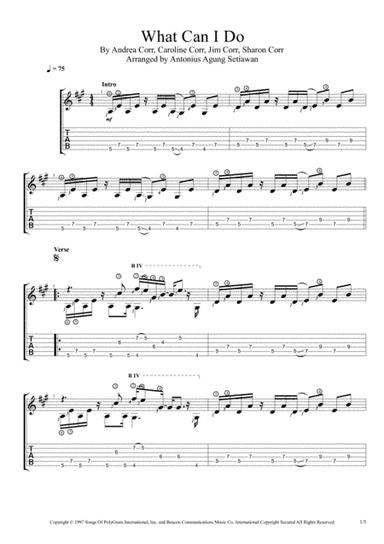 What Can I Do (arr. Antonius Agung Setiawan)