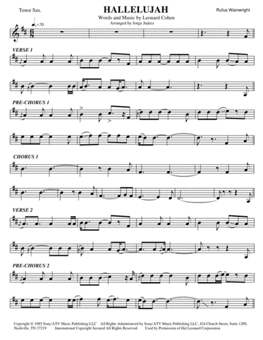 Hallelujah (arr. Jorge Juárez)