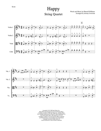 Happy (arr. Jeremy Corcoran)
