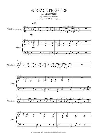 Surface Pressure (arr. Matthew pyeon)