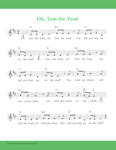 Oh, Tom the Toad (arr. Hal Wright)