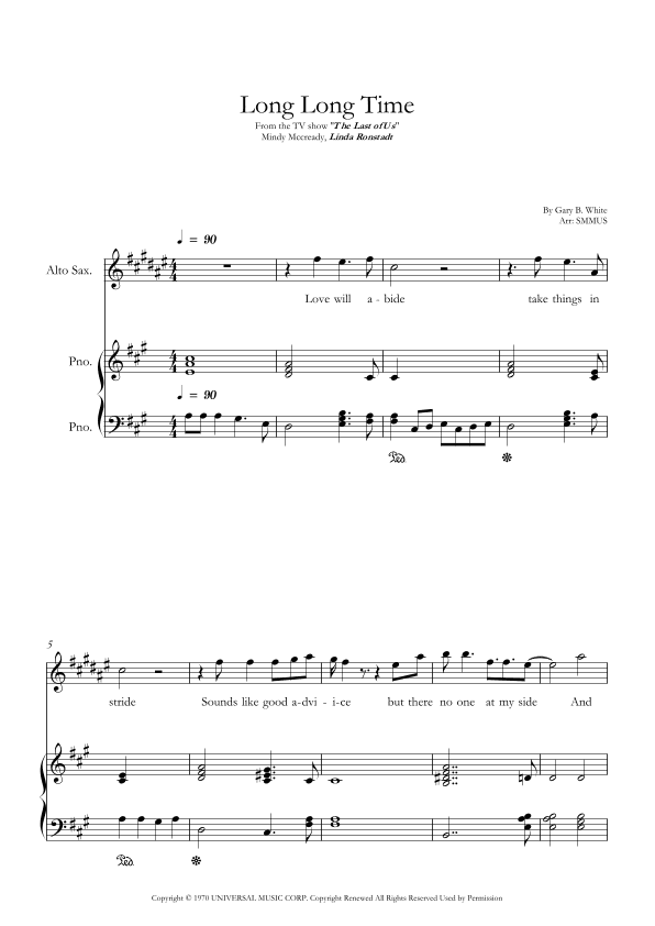 Long Long Time (arr. SMMUS)