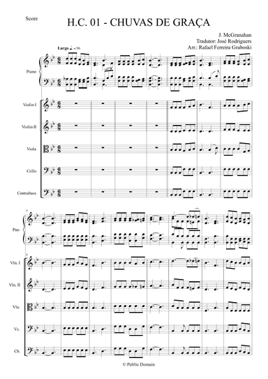 Chuva de Graças (There Shall Be Showers Of Blessings) - H.C. 01 - String Ensemble (arr. Rafael Ferreira Graboski)
