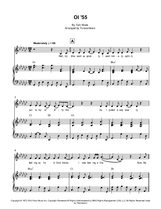 Ol '55 (arr. Tunescribers)