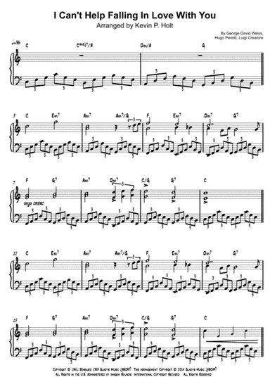 Can't Help Falling In Love (arr. Kevin P. Holt)