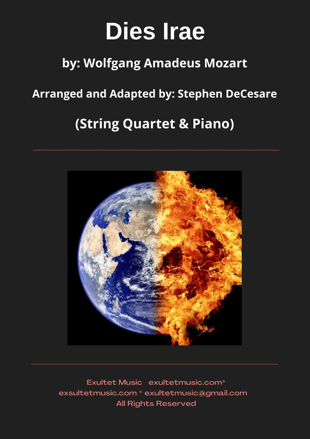 Dies Irae (String Quartet and Piano) (arr. Stephen DeCesare)