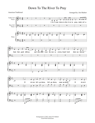 Down To The River To Pray (arr. Jim Shubert)