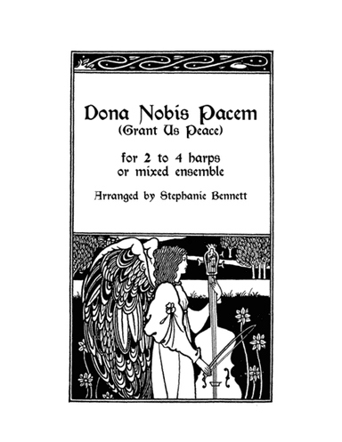 Dona Nobis Pacem HARP ENSEMBLE or mixed ensemble (arr. Stephanie Bennett)