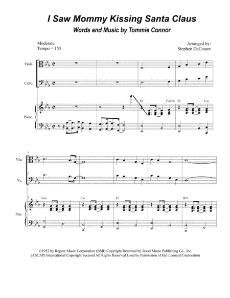 I Saw Mommy Kissing Santa Claus (arr. Stephen DeCesare)