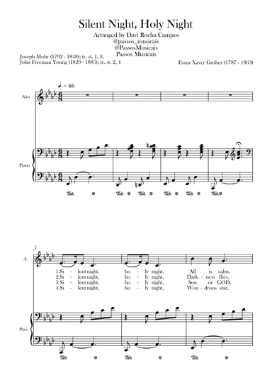 Silent Night, Holy Night (arr. Davi Rocha Campos)
