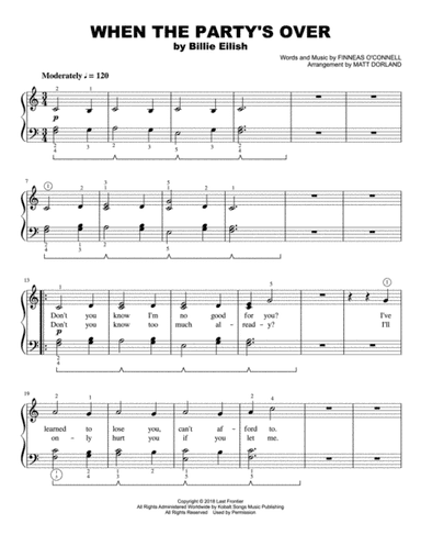 When The Party's Over (arr. Matt Dorland)