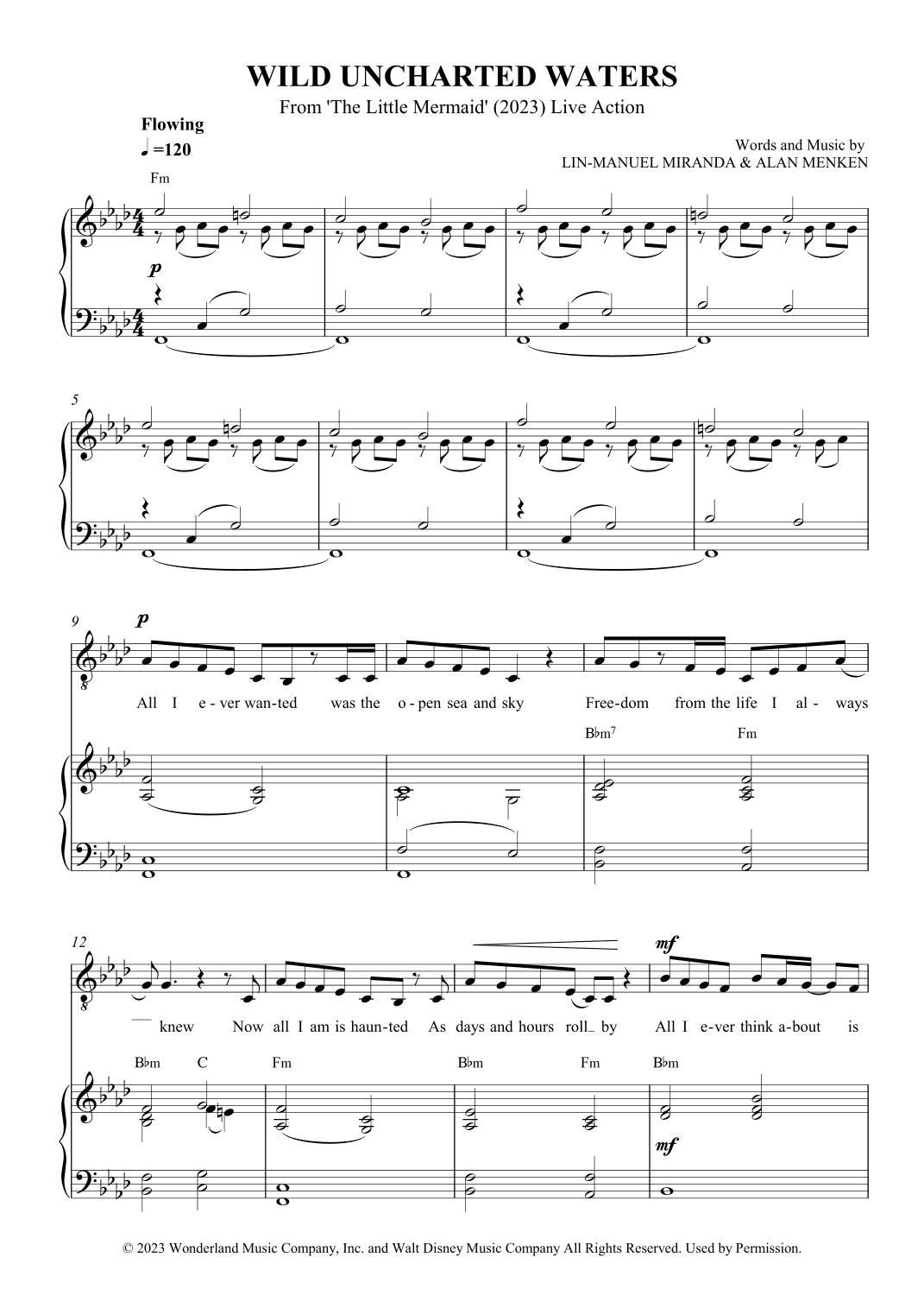 Wild Uncharted Waters (arr. SCMusic)