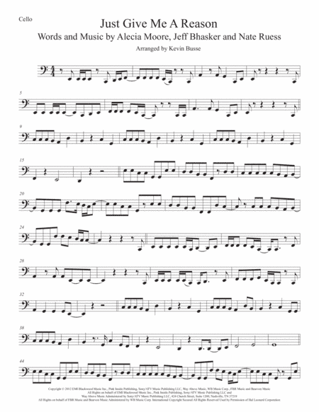 Just Give Me A Reason (arr. Kevin Busse)