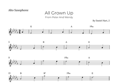 All Grown Up (arr. Alex Nunes Rodrigues)
