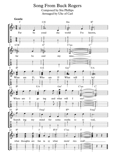 Song From Buck Rogers (arr. Carl Thomas)
