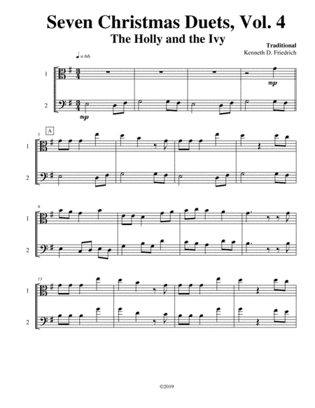 Seven Christmas Duets, Vol. 4 (arr. Kenneth D. Friedrich)