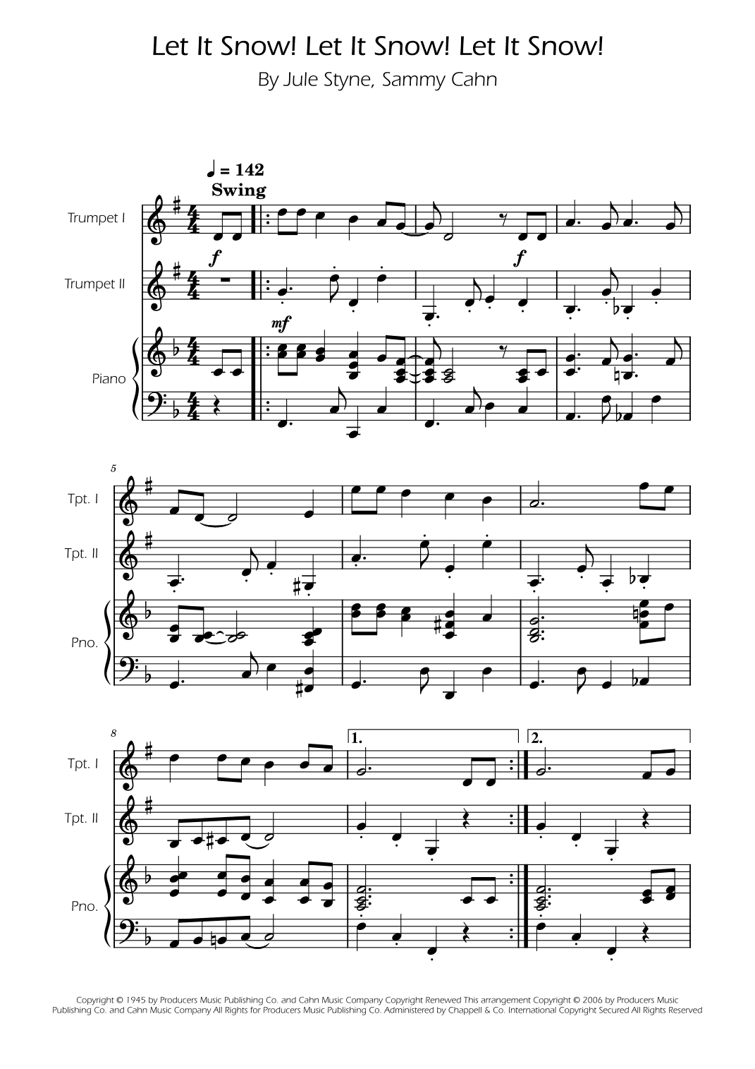 Let It Snow! Let It Snow! Let It Snow! (arr. Ygor Nunes)