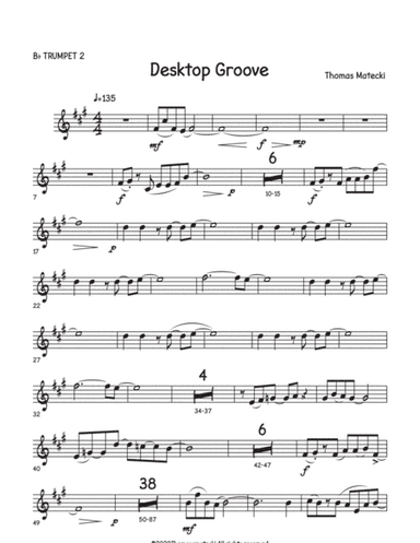 Desktop Grove for big band trumpet 2