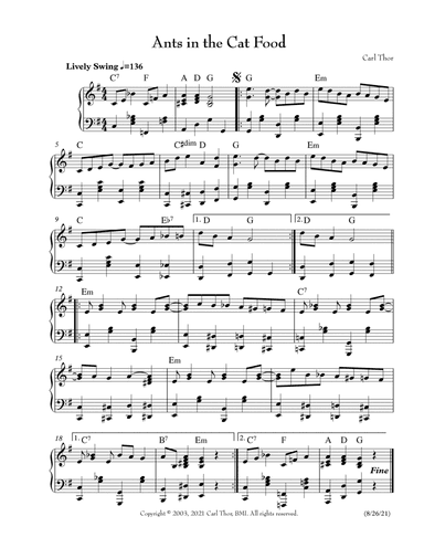 Ants in the Cat Food